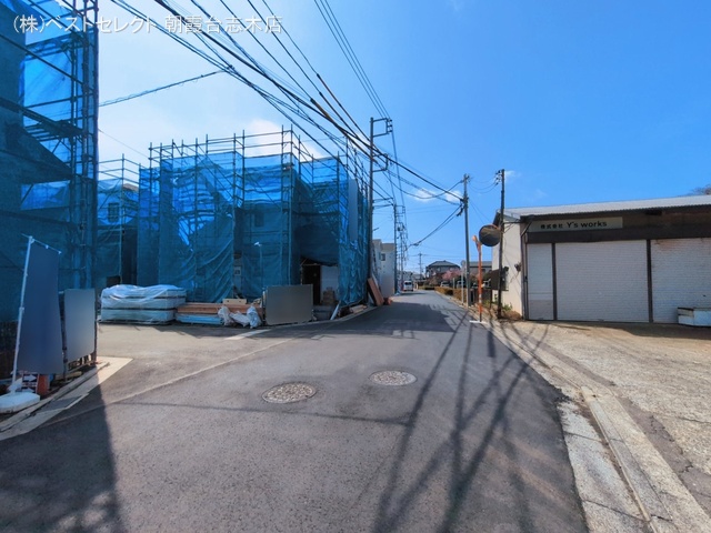 埼玉県新座市石神４丁目の新築戸建てシート写真 2026年3月16日撮影