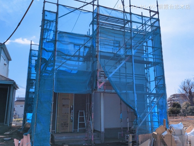 埼玉県新座市石神4丁目の新築戸建てシート写真 2026年3月16日撮影