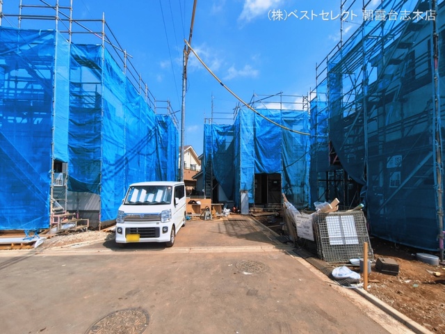 埼玉県新座市石神4丁目の新築戸建てシート写真 2026年3月16日撮影