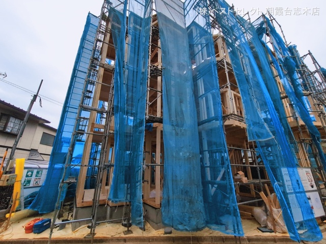 埼玉県和光市白子1丁目の新築戸建て上棟写真 2026年3月18日撮影