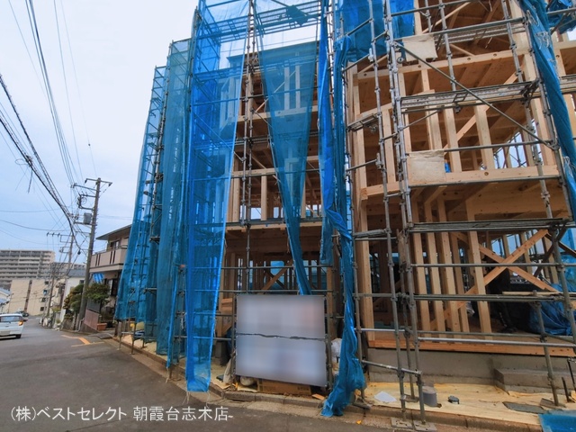 埼玉県和光市白子1丁目の新築戸建て上棟写真 2026年3月18日撮影