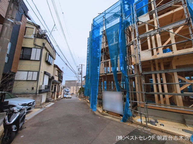 埼玉県和光市白子1丁目の新築戸建て上棟写真 2026年3月18日撮影