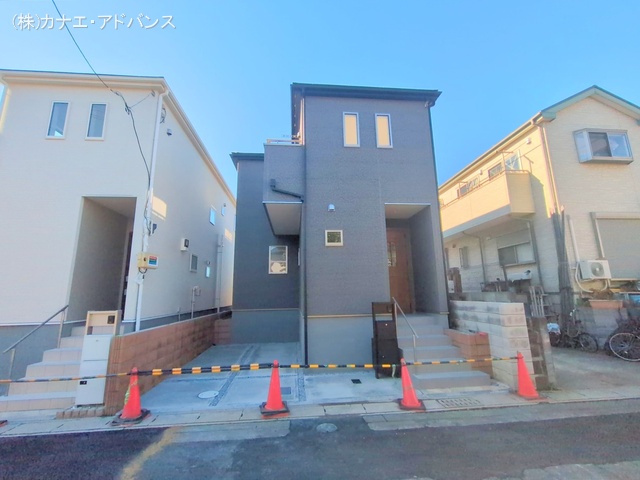 千葉県市川市原木４丁目の新築戸建て完成写真 2025年12月14日撮影