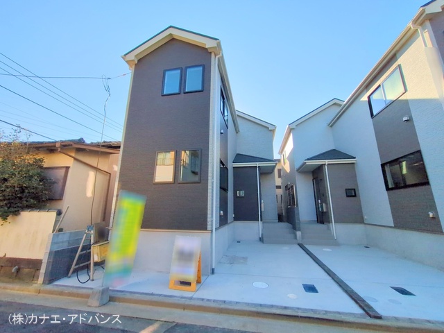 千葉県市川市原木４丁目の新築戸建て完成写真 2025年12月7日撮影