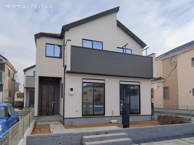 千葉県市川市柏井町3丁目の新築戸建て完成写真 2026年1月4日撮影