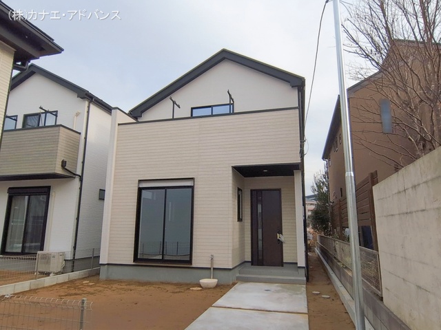 千葉県市川市柏井町３丁目の新築戸建て完成写真 2026年1月4日撮影