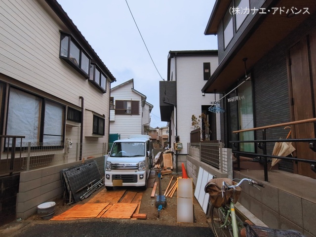 千葉県市川市須和田１丁目の新築戸建て外構写真 2026年3月3日撮影