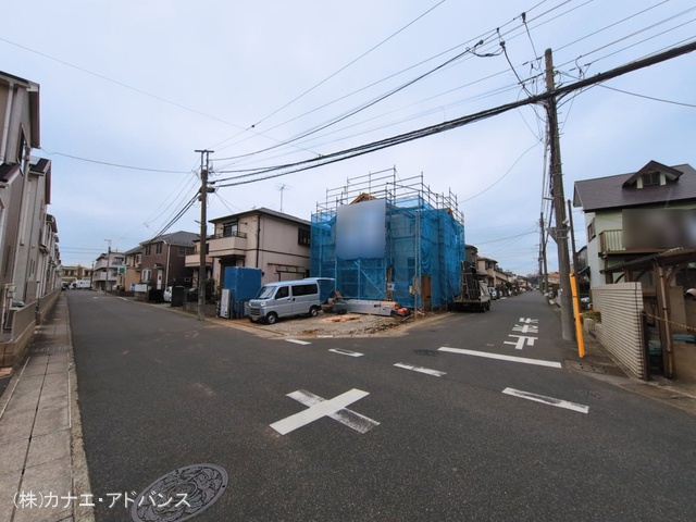 千葉県市川市南大野1丁目の新築戸建て上棟写真 2026年3月1日撮影