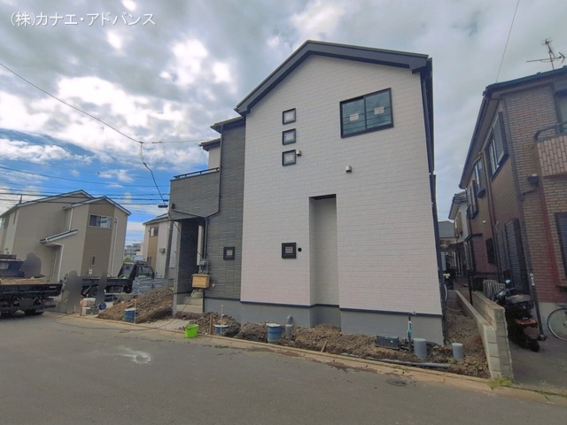 千葉県市川市南大野１丁目の新築戸建て外構写真 2026年4月14日撮影