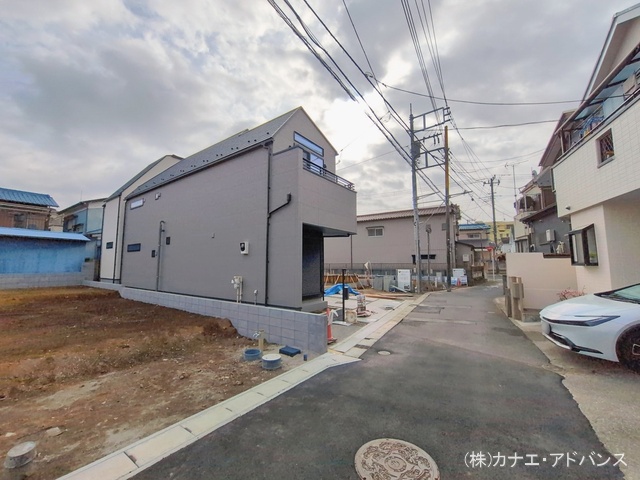 千葉県市川市香取１丁目の新築戸建て完成写真 2026年2月23日撮影