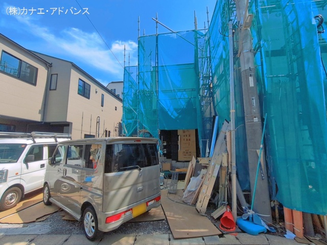 千葉県市川市香取１丁目の新築戸建てシート写真 2026年4月16日撮影