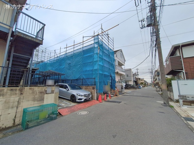 千葉県市川市新浜１丁目の新築戸建てシート写真 2026年2月25日撮影