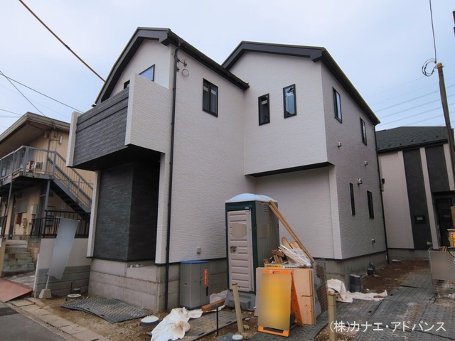 千葉県市川市新浜1丁目の新築戸建て外構写真 2026年3月16日撮影