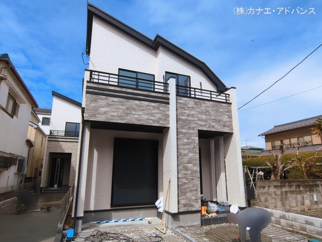 千葉県市川市入船の新築戸建て外構写真 2026年3月3日撮影