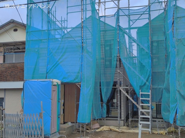 千葉県市川市本北方２丁目の新築戸建てシート写真 2026年4月9日撮影