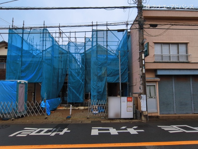 千葉県市川市本北方2丁目の新築戸建て上棟写真 2026年3月3日撮影