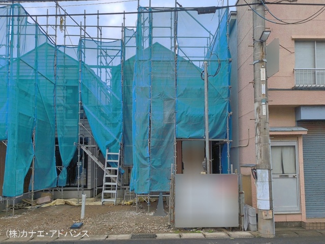 千葉県市川市本北方２丁目の新築戸建てシート写真 2026年4月9日撮影