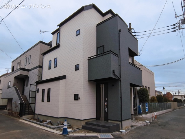 千葉県市川市大洲１丁目の新築戸建て外構写真 2026年3月15日撮影