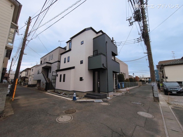 千葉県市川市大洲１丁目の新築戸建て外構写真 2026年3月15日撮影