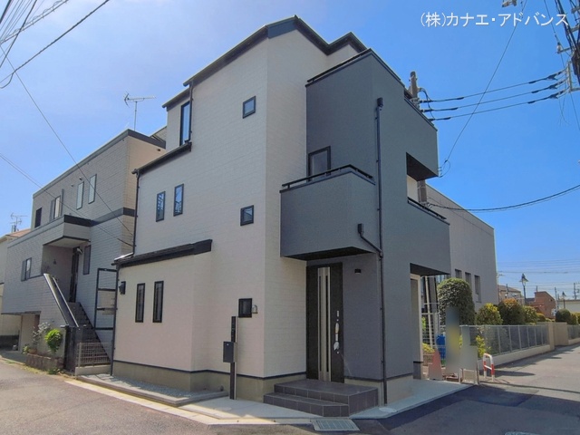 千葉県市川市大洲１丁目の新築戸建て完成写真 2026年4月21日撮影