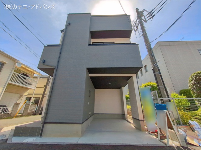 千葉県市川市大洲１丁目の新築戸建て完成写真 2026年4月21日撮影