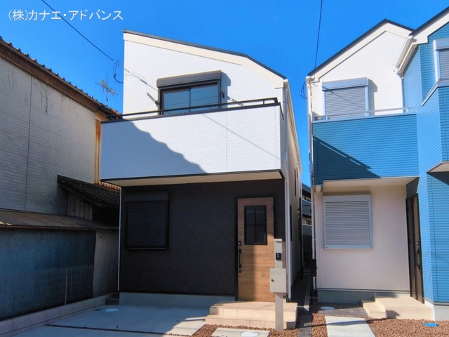 千葉県市川市柏井町１丁目の新築戸建て完成写真 2026年3月4日撮影