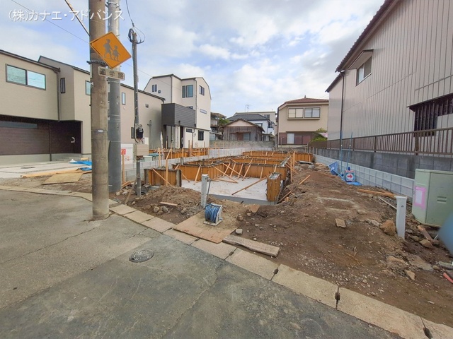 千葉県市川市香取１丁目の新築戸建て基礎写真 2026年2月23日撮影