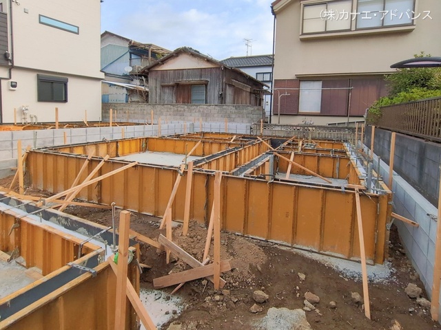 千葉県市川市香取１丁目の新築戸建て基礎写真 2026年2月23日撮影