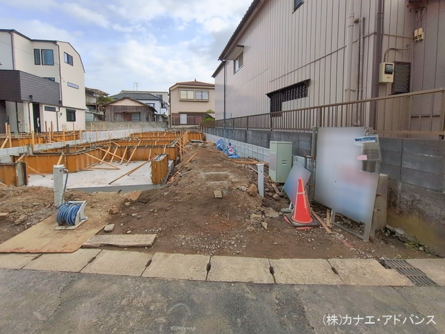 千葉県市川市香取１丁目の新築戸建て基礎写真 2026年2月23日撮影