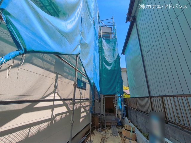 千葉県市川市香取１丁目の新築戸建てシート写真 2026年4月16日撮影