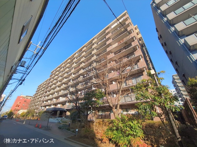 千葉県市川市田尻３丁目のマンション『ルミナス原木中山』外観写真 2026年1月12日撮影