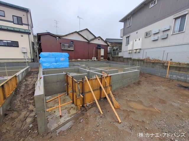 千葉県市川市北方３丁目の新築戸建て基礎写真 2026年2月24日撮影