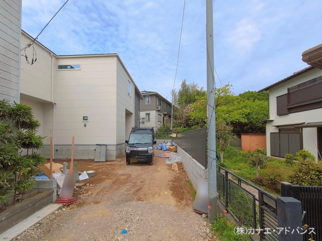 千葉県市川市北方３丁目の新築戸建て外構写真 2026年4月19日撮影