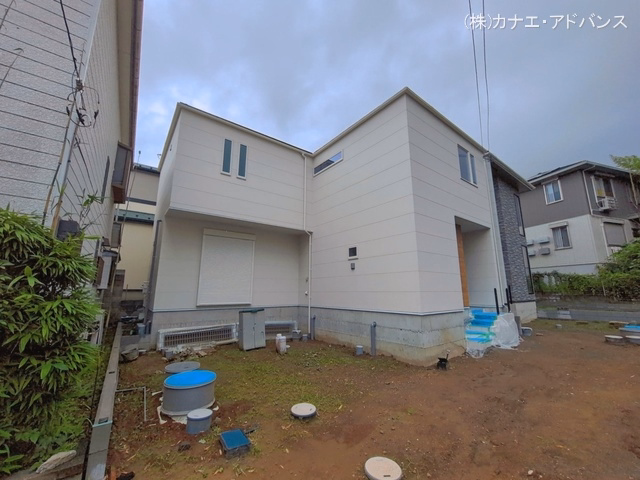 千葉県市川市北方3丁目の新築戸建て外構写真 2026年6月14日撮影