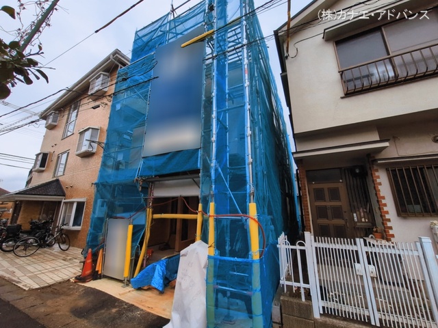 千葉県市川市本行徳の新築戸建て上棟写真 2026年3月9日撮影