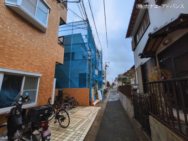 千葉県市川市本行徳の新築戸建て上棟写真 2026年3月9日撮影