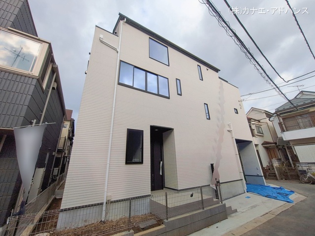 千葉県市川市平田４丁目の新築戸建て完成写真 2026年2月15日撮影