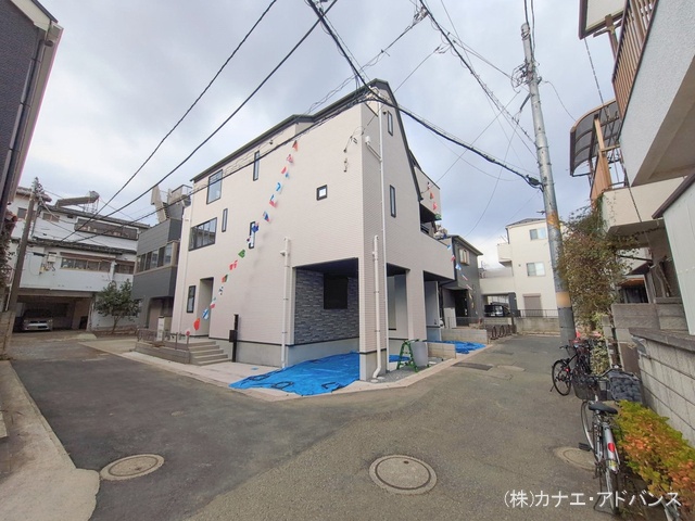 千葉県市川市平田４丁目の新築戸建て完成写真 2026年2月15日撮影