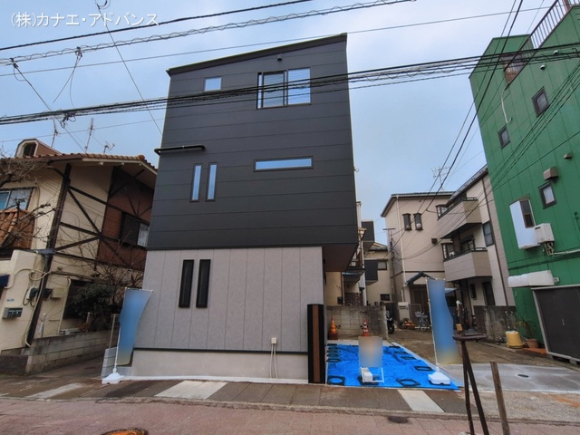 千葉県市川市福栄１丁目の新築戸建て完成写真 2026年3月9日撮影