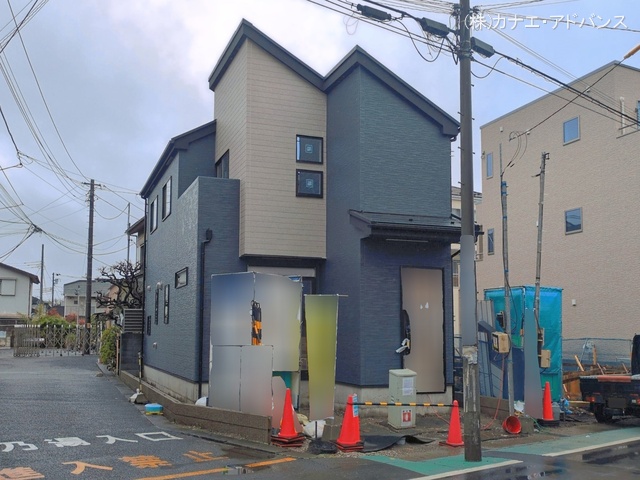 千葉県市川市国分２丁目の新築戸建て外構写真 2026年4月1日撮影