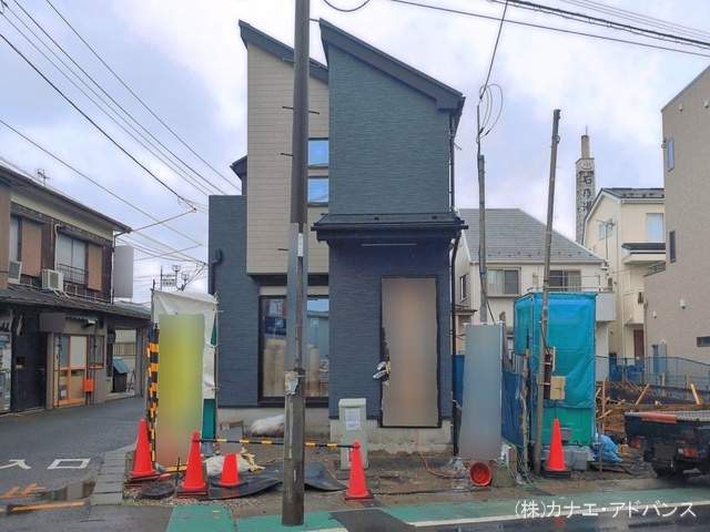 千葉県市川市国分２丁目の新築戸建て外構写真 2026年4月1日撮影