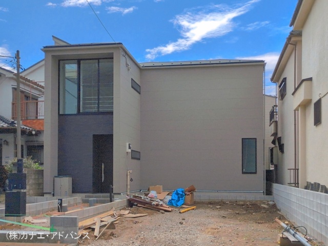 千葉県市川市行徳駅前４丁目の新築戸建て外構写真 2026年4月14日撮影