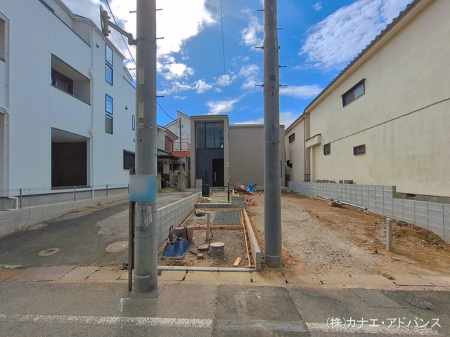 千葉県市川市行徳駅前４丁目の新築戸建て外構写真 2026年4月14日撮影