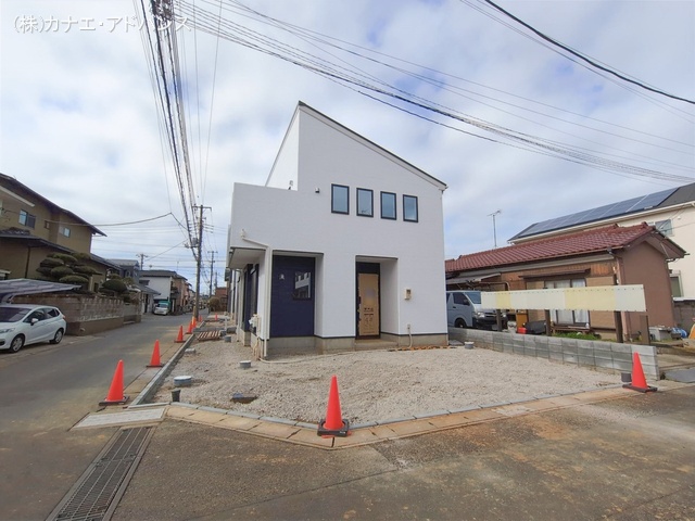 千葉県市川市中国分３丁目の新築戸建て外構写真 2026年2月26日撮影