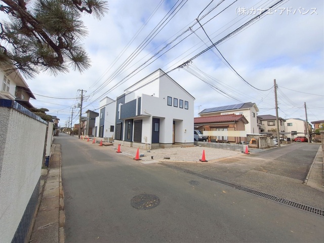 千葉県市川市中国分３丁目の新築戸建て外構写真 2026年2月26日撮影