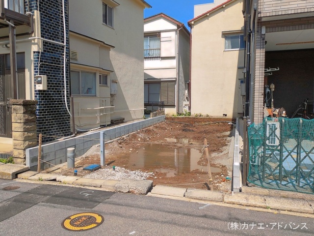 千葉県市川市広尾１丁目の新築戸建て更地・土地写真 2026年4月27日撮影