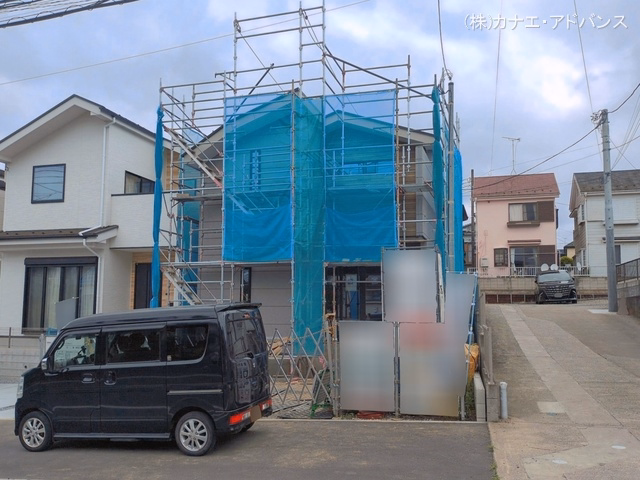 千葉県市川市北方町4丁目の新築戸建てシート写真 2026年6月4日撮影
