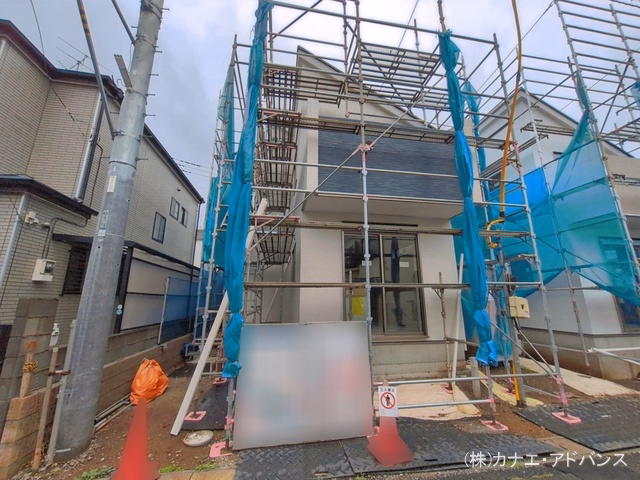 千葉県市川市宮久保６丁目の新築戸建てシート写真 2026年6月8日撮影