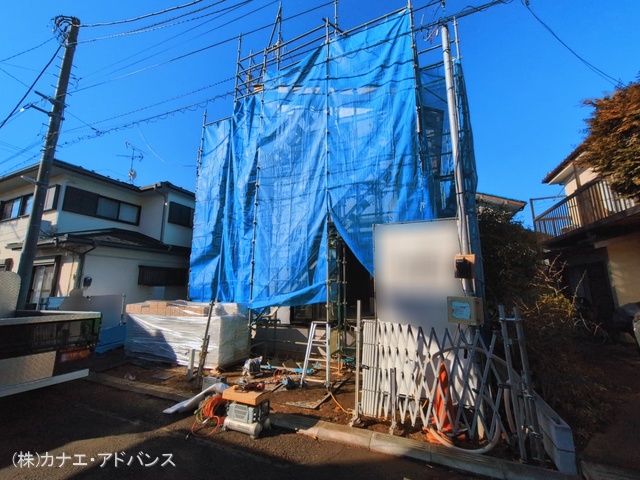 千葉県市川市柏井町１丁目の新築戸建てシート写真 2026年3月10日撮影