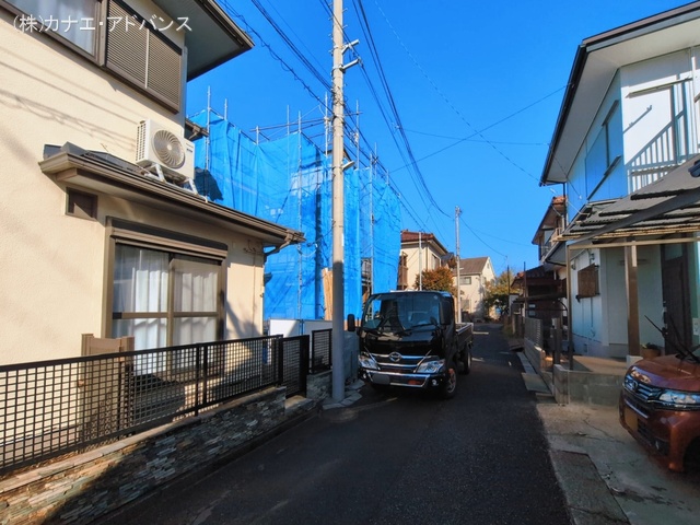 千葉県市川市柏井町１丁目の新築戸建てシート写真 2026年3月10日撮影